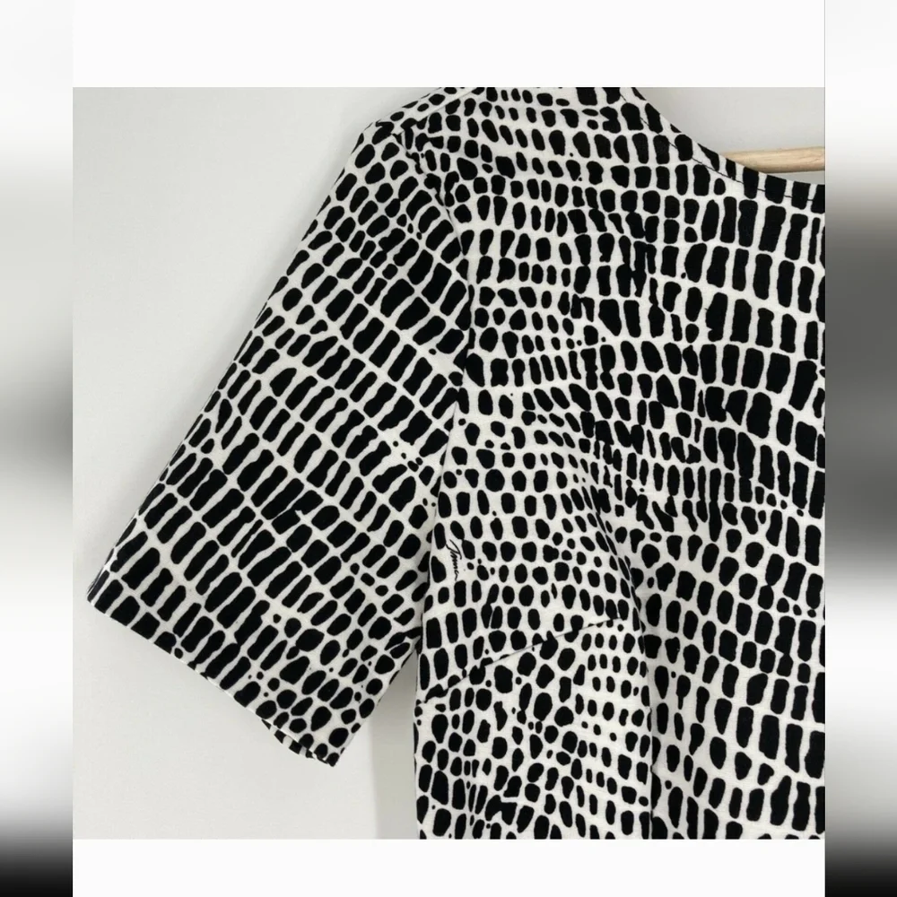 Trina by Trina Turk Black and White Dress - Picture 5 of 6